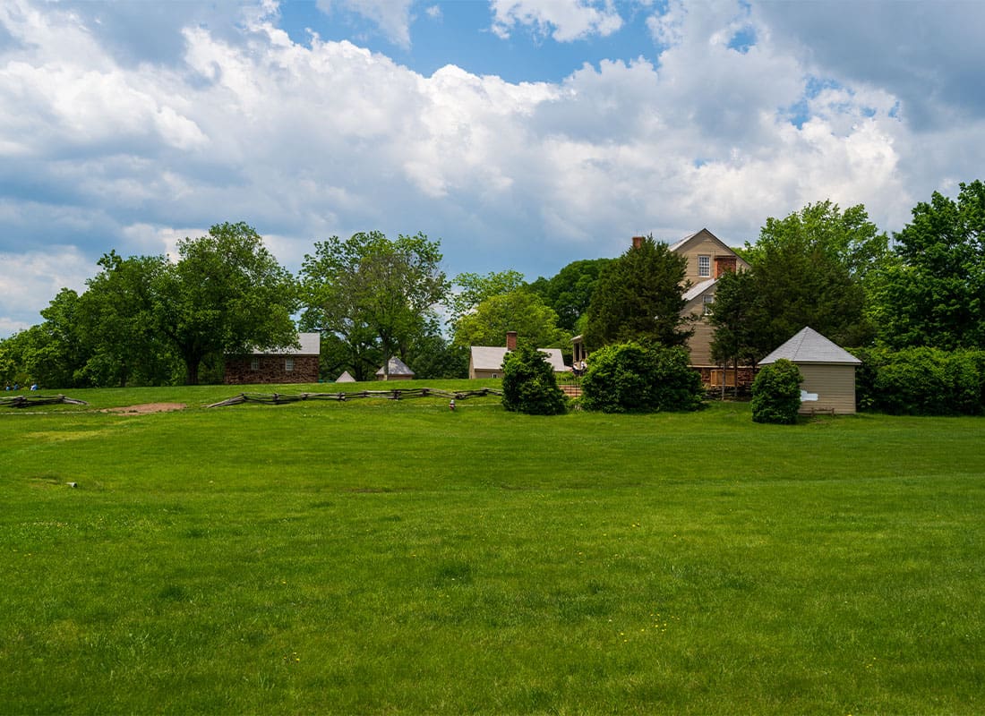 Chantilly, VA - Grounds of the Sully Plantation on a Cloudy Day